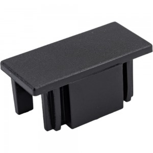 Пластиковая заглушка для шинопровода FERON черный, LD1013, 41988