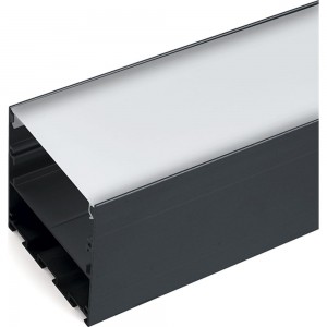 Накладной профиль FERON 50x50мм алюминиевый, черный, 2м, CAB269 48150