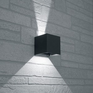 Уличный светодиодный светильник FERON DH012, 2x3W, 450Lm, 3000K, черный, 48098