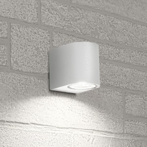 Садово-парковый светильник FERON 230V GU10, DH014, белый (на стену) 48339