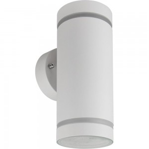 Садово-парковый светильник FERON DH1002, GX53 15 Вт, на стену вверх/вниз, 230V, белый 48316
