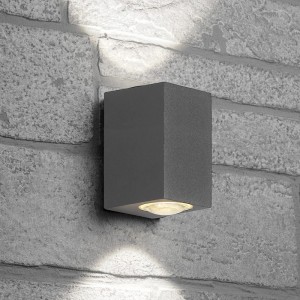 Уличный светодиодный светильник FERON DH055, 2x5W, 800Lm, 4000K, серый 48488