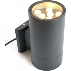 Уличный светодиодный светильник FERON 9W, 850Lm, 2700K, черный DH0709 48352
