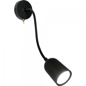 Настенный светильник FERON Ml400 под лампу, с переключателем, mr16/gu10, 35w, черный, 48442