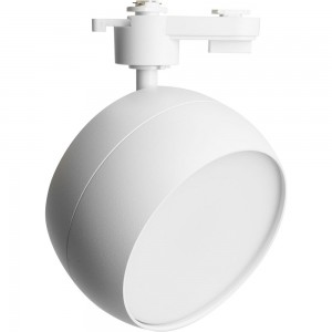 Трековый однофазный светильник на шинопровод FERON al167 под лампу gx70, белый, 48550