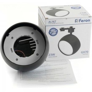 Трековый однофазный светильник на шинопровод FERON 48551 