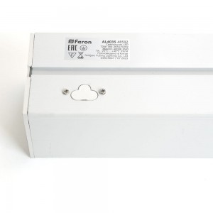 Светодиодный линейный светильник FERON al4035 ip40 48w 4000к, рассеиватель матовый в алюминиевом корпусе, белый 1500x70x55мм 48588