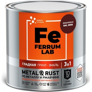Грунт-эмаль по ржавчине Ferrum Lab FERRUM LAB 213338