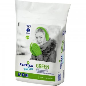 Антигололедный реагент Fertika Icecare Green 20 кг 4620005611030