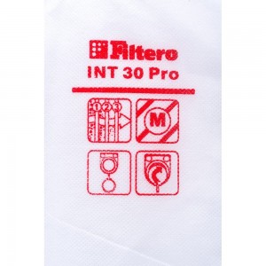 Мешки для пылесоса Интерскол, Kress, Metabo, Starmix трехслойные синтетические Filtero INT 30 Pro 30л 5шт 05633