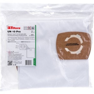 Мешки для пылесоса Универсальные трехслойные синтетические Filtero UN 10 Pro 20л 2шт 05612