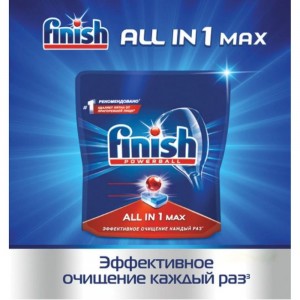 Таблетки для посудомоечных машин FINISH 25шт, All in 1 3025693 603066