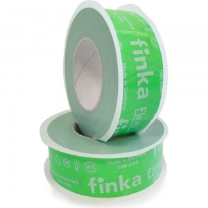 Клейкая лента Finka Flexy Tape 50 ммх25 м для склейки мембраны и пароизоляции, армированная FFT5025