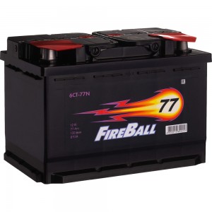 Аккумулятор FIRE BALL 6ст 77 N, 670 А CCA, 577111020