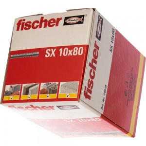 Дюбель Fischer SX 10X80 25 штук 24829