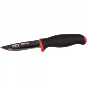 Строительный нож FIT IT прорезиненная ручка 10611