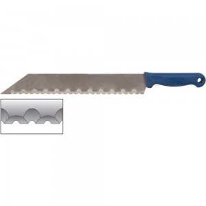 Нож для резки изоляционных плит FIT лезвие 340x50мм, нержавеющая сталь, пластиковая ручка 10637