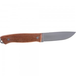 Нож туриста (нержавеющая сталь, деревянная ручка, лезвие 105 мм) FIT IT 10730