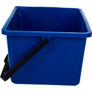 Ведро для краски (пластиковая ручка, синее, 8 л) FIT РОС 4023