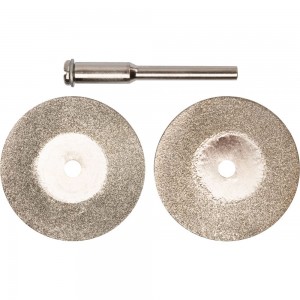 Круги с алмазным напылением (30 мм; 3 мм; 2 шт.) FIT 36931