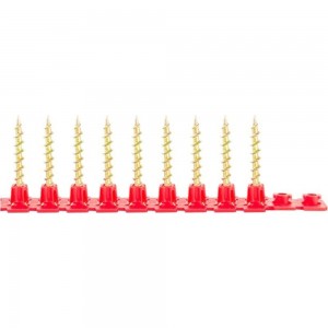 Саморезы в ленте F-SWY для гипсокартона/дерева (1000 шт, 3.5х32 мм, желтый цинк) FIXPISTOLS 2-3-3-7340