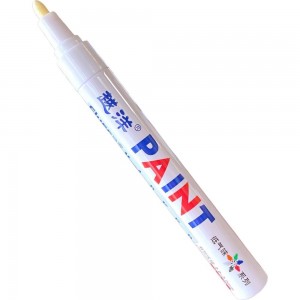 Маркер-краска Flysea по металлу Paint Marker FS-110 с наконечником (2-4 мм), белый FS-110-white