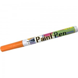 Маркер-краска по металлу с тонким наконечником Flysea Paint Marker FS-177, 0.7 мм, оранжевый FS-177-orange