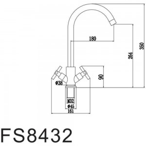 Смеситель для кухонной мойки Fmark FS8432