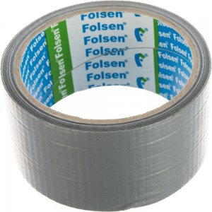 Универсальная тканевая влагоустойчивая лента Folsen 48ммx10м серая 240мк 051064810