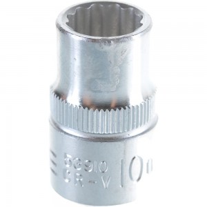 Головка короткая 12-гранная (10 мм; 3/8DR) FORCE 53910