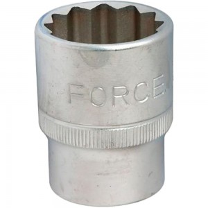 Головка короткая 6-гранная (17 мм; 3/8DR) FORCE 53517