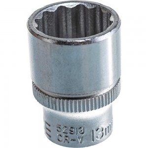 Головка короткая 12-гранная (13 мм; 1/4DR) FORCE 52913