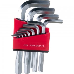 Набор ключей FORCEKRAFT FK-5127 Г-образные, 6-гранные, 12пр 29602