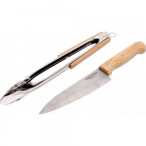 Универсальный набор для гриля FORESTER, щипцы, нож шефа 12 BC-772