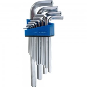Набор Г-образных ключей Forsage длинные, 13 пр, в пластиковом держателе F-5137L