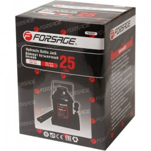 Бутылочный домкрат Forsage 25т низкопрофильный F-T92507