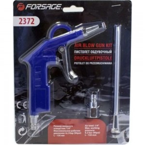 Обдувочный пистолет Forsage F-2372 сопло 150мм, 6.3Bar 50331
