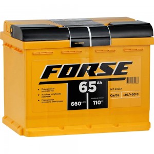 Аккумуляторная батарея FORSE 6ст-65 VLR 0 565108050