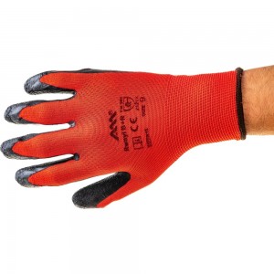 Нейлоновые перчатки с рифленым латексным покрытием Fort 1421 10013808