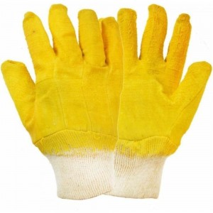 Перчатки с нитриловым покрытием Fort Лайт, желтые, арт. 0516, 501140305