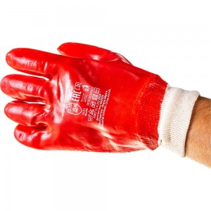 Трикотажные перчатки с ПВХ Fort 0428 подкладка Интерлок 10012271