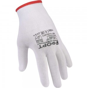 Нейлоновые перчатки FORT 1403 белые 10006961
