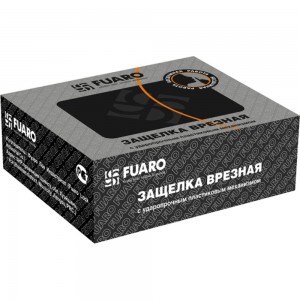 Врезная защелка Fuaro PLASTIC P12-45-25 CP хром 33589