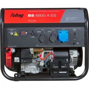 Бензиновая электростанция с электростартером и коннектором автоматики FUBAG BS 6600 A ES 641692
