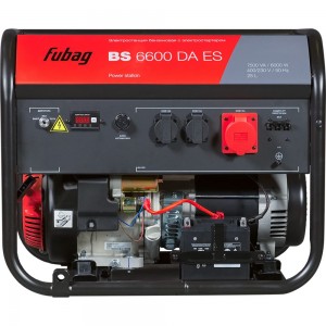 Бензиновая электростанция с электростартером и коннектором автоматики FUBAG BS 6600 DA ES 641693
