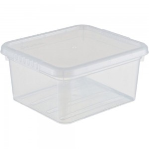 Ящик для хранения FunBox Basic с крышкой 2л 41958