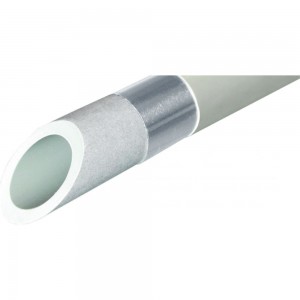 Труба PP-RCT 20х2.8, 4м с алюминиевым слоем без перфорации FV-Plast Stabioxy 106420