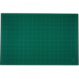 Мат для резки (А1; 90х60 см; ПВХ; серо-зеленый) Gamma 389489