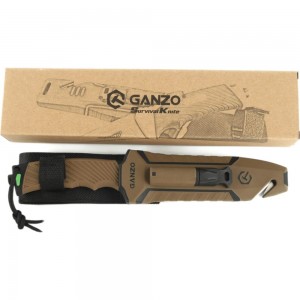 Нож с паракордом Ganzo G8012V2-DY