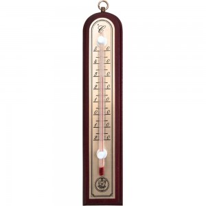 Комнатный термометр GARDEN SHOW красное дерево УТ12517